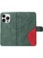 IPhone 15 Için Kılıf Pro Iki Renkli Dikiş Pu Deri Flip Folio Kılıf ile (Yurt Dışından) 5