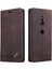 Sony Xperia Xz2 Premium Deri Kickstand Iki Kart Yuvaları Için Kılıf (Yurt Dışından) 1