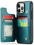 IPhone 12 Pro Max Rfıd Engelleme Kart Tutucu Pu Için Caseme Cüzdan Kılıf (Yurt Dışından) 5