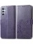Samsung Galaxy A34 5g Zarif Iş Dört Yapraklı Yonca Flip Case (Yurt Dışından) 1