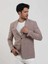 Bakır Erkek Slim Fit Pitikare Desenli Mono Yaka Ceket - 84155 3