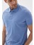 Erkek Basic Polo Yaka Tişört (Regular Fit) Bebe Mavisi 3