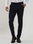 Lacivert Erkek Ekstra Slim Fit Melanj Desenli Klasik Pantolon - 103476 2