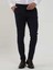 Lacivert Erkek Ekstra Slim Fit Melanj Desenli Klasik Pantolon - 103476 4