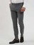 Koyu Gri Erkek Ekstra Slim Fit Melanj Desenli Klasik Pantolon - 103500 2