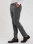Koyu Gri Erkek Ekstra Slim Fit Melanj Desenli Klasik Pantolon - 103500 3