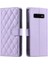 Samsung Galaxy S10 Artı Manyetik Kafes Flip Folio Cüzdan Için Telefon Kılıfı (Yurt Dışından) 5