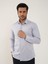 Açık Gri Erkek Slim Fit Klasik Uzun Kol Gömlek - 88364 2