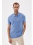 Erkek Basic Polo Yaka Tişört (Regular Fit) Bebe Mavisi 2
