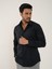 Siyah Erkek Slim Fit Klasik Uzun Kol Gömlek - 88359 1