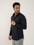 Siyah Erkek Slim Fit Klasik Uzun Kol Gömlek - 88359 4