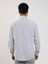Beyaz Erkek Regular Fit Kareli Düğmeli Yaka Uzun Kol Gömlek - 97901 5