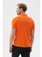 Erkek Basic Polo Yaka Tişört (Regular Fit) Oranj 4