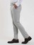 Gri Erkek Ekstra Slim Fit Melanj Desenli Klasik Pantolon - 103508 3