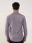 Mor Erkek Slim Fit Düz Brent Düğmeli Yaka Uzun Kol Gömlek - 102459 4