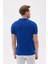 Erkek Polo Yaka Jakarlı Triko T-Shirt Saks 5