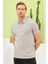 Erkek Basic Polo Yaka Tişört (Regular Fit) Gri 2