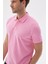 Erkek Basic Polo Yaka Tişört (Regular Fit) Pembe 2