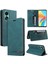 Oppo A78 4g Premium Deri Premium Deri Kickstand Iki Kart Için Kılıf (Yurt Dışından) 1