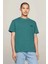 Erkek Bısıklet Yaka Turkuaz Tışört 1