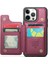 IPhone 12 Pro Max Rfıd Engelleme Kart Tutucu Pu Için Caseme Cüzdan Kılıf (Yurt Dışından) 2