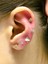 14 Ayar Altın Piercing Tragus Küpe 2