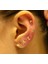 14 Ayar Altın Piercing Tragus Küpe 2