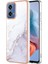 Motorola Moto G34 Koruma Için Kılıf Ince Tpu Mermer Desen Yumuşak Tampon (Yurt Dışından) 1