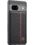 Kırmızı Dikey Çizgili Karbon Fiber Pu Eklenmiş Google Pixel 8 Için Kılıf (Yurt Dışından) 5