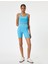 Sporcu Sütyeni V Yaka Kaplı Slim Fit 2