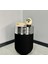 Elegant Dekoratif Krom Darbuka Siyah Sehpa 60CM 1
