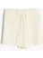 Keten Şort Etek Beli Lastikli 1