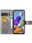 Samsung Galaxy A21S Dört Yapraklı Yonca Flip Kapak Zarif Deri (Yurt Dışından) 5