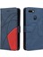 Oppo Oppo Kickstand Koruyucu Iki Renkli Dikiş Pu Deri Flip Için Kılıf (Yurt Dışından) 4