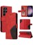 Samsung Galaxy S24 Ultra Iki Renkli Dikiş Pu Deri Flip Case (Yurt Dışından) 3