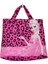Pembe Kız Çocuk Leopar Desenli Plaj Çantalı Bikini Kız Çocuk Pembe Çantalı Bikini 4