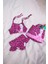 Pembe Kız Çocuk Leopar Desenli Plaj Çantalı Bikini Kız Çocuk Pembe Çantalı Bikini 5