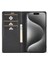 IPhone 15 Için Kılıf Pro Deri Folio Flip Case Kart Ekleme Tam (Yurt Dışından) 3