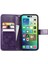 Iphone 14 Için Kılıf Artı Kapak Kapak Kısa Kayış Deri Kılıf Zarif Dört (Yurt Dışından) 4