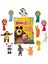 Masha And The Bear Masha ile Koca Ayı Çizgi Film Karakterlerinden Sürpriz Paket Figür - 1 Adet 4