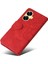Realme C55 4g Iki Renkli Dikiş Kickstand Koruyucu Pu Deri (Yurt Dışından) 3