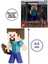 Jada Minecraft Metal Döküm Die - Cast Figür Karakterler - Steve - 6.5 cm 1