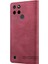 Realme C21Y Kickstand Iki Kart Yuvaları Premium Deri Premium Için Kılıf (Yurt Dışından) 5