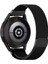 Amazfit Pace 2 Stratos ile Uyumlu Kordon Hasır Metal Örgü Mıknatıslı Milano Kayış 2