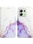 Xiaomi Redmi Için Not 13 4g Mermer Desen Kickstand Pu Deri Cüzdan (Yurt Dışından) 1