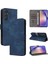 Samsung Galaxy Case 5g Pu Deri Kart Yuvaları Kapak Manyetik Rfıd (Yurt Dışından) 5