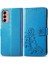 Samsung Galaxy M13 4g Flip Kapak Için Kılıf Zarif Iş Dört Yaprak (Yurt Dışından) 3