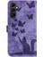 Samsung Galaxy S23 Fe 5g Kart Cep Cüzdan Kılıf Kabartmalı Kedi (Yurt Dışından) 5