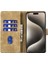 IPhone 15 Için Kılıf Pro Tutucu Kapak Kart Cep Flip Folio Kabartmalı Kedi (Yurt Dışından) 5
