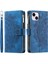 Kırmızı Dikey Çizgili Yüksek Kaliteli Klipsiz Pu ile IPhone 15 Plus Için Kılıf (Yurt Dışından) 1